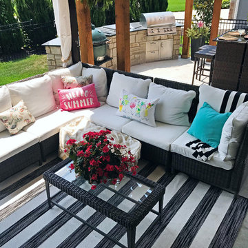 Kansas Pergola, Grilling Station, and Patio