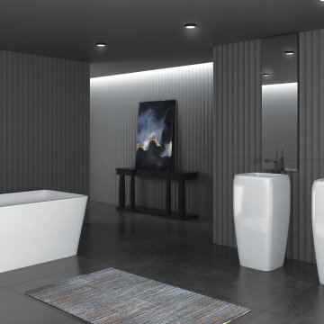 Americh RC2205-GW Madrid 5932 - ROC - Bath Tub - Glossy White
