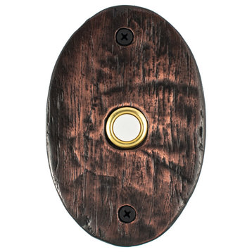 Williamsburg Doorbell, Handmade Luxury Hardware, Bronze