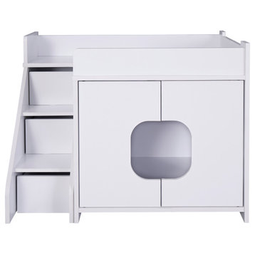 Peeta Cat Pet House, White