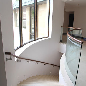 Walnut handrails, Branthingham