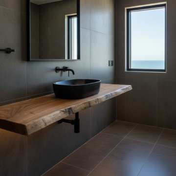 Customizable Live Edge English Chestnut Vanity Tops, Made-To-Order