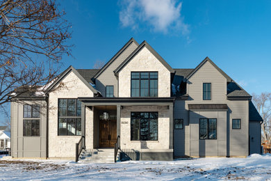 Inspiration for an exterior home remodel in Chicago