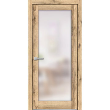 Solid French Door 24 x 80 | Planum 2102 Oak