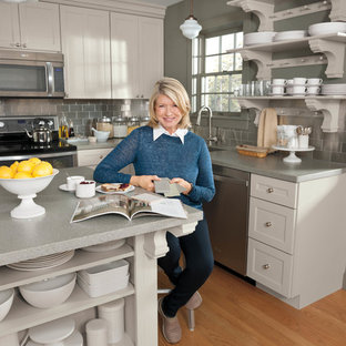 Martha Stewart Sharkey Gray Kitchen Ideas Houzz