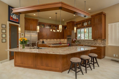 Kitchen - contemporary kitchen idea in Other