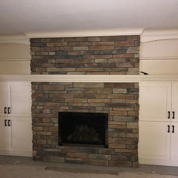 fireplace after