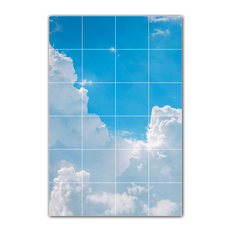 Clouds Ceramic Tile Wall Mural HZ500379-46M. 24" x 36"