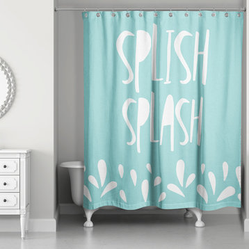 Splish Splash 71x74 Shower Curtain
