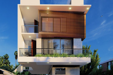 Home design - contemporary home design idea in Bengaluru