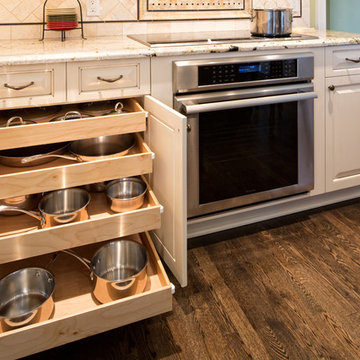 Multi-Award Winning Traditional Total Home Remodel3-1/2” white casing, 3-1/2” wh