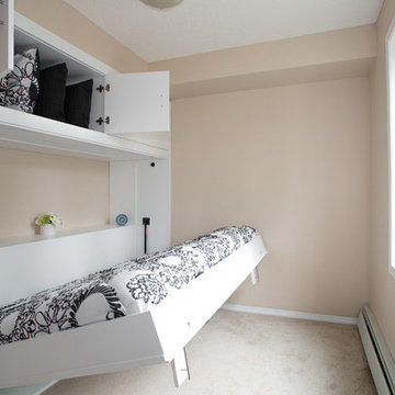 Marketing Materials: showcasing Bedroom Renovation (Murpy Bed & Storage)