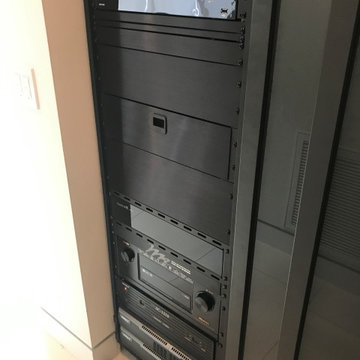 Dual Control4 equipment rack
