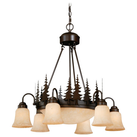 Yosemite 9L Tree Chandelier Burnished Bronze