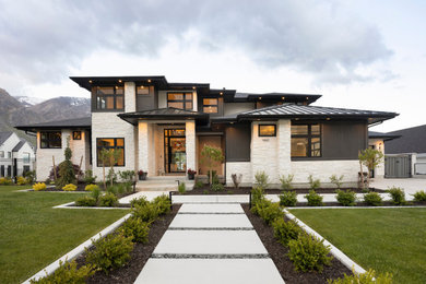 Modern exterior home idea in Salt Lake City