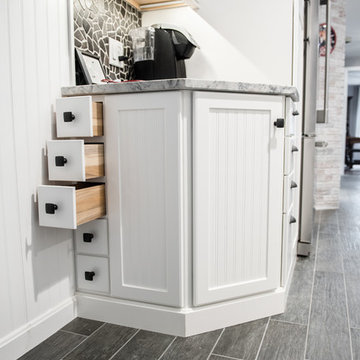 Elegant White Kitchen Remodel