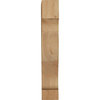 1 3/4"W x 5"D x 10"H Extra Large Dearborn Wood Corbel, Rubberwood