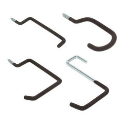 Heavy-Duty Garage Screw Hooks Value Pack, Set of 8 - Garage And Tool Storage
