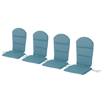 Malibu Outdoor Water-Resistant Adirondack Chair Cushions, Set of 4, Dark Teal