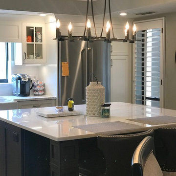 Island Lighting with Mystery White Tops