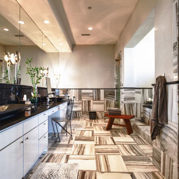 Modern Residence with White Marble Tile | Destin, FL