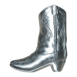 Dartefax - Cowboy Boot Knob, Antique Bronze, Left - Cabinet And Drawer Knobs