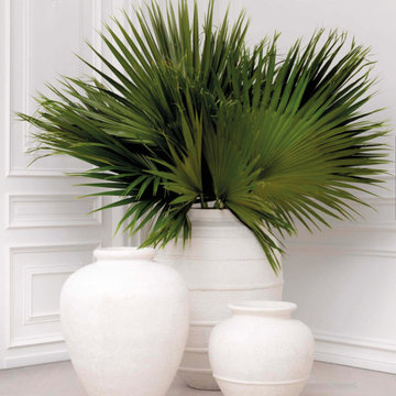 White Modern vases