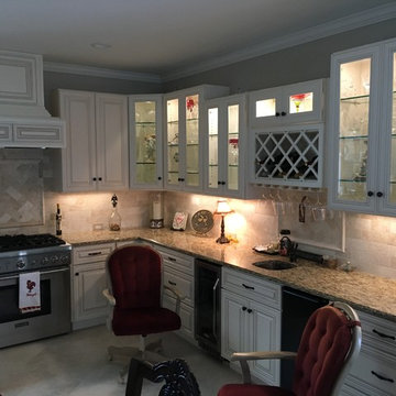 Antique White Lily Ann Cabinets