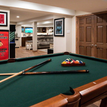 All Fun & Games – Orland Park Basement Retreat