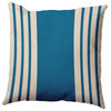 26"x26" Stripe Decorative Throw Pillow, Autumn Blue