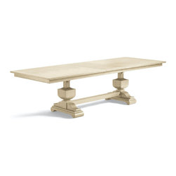 Alden Expandable Rectangular Dining Table in Vintage Mink - Dining Tables