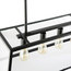 Quinn Black Glass Chandelier