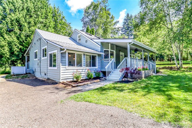 Inspiration for an exterior home remodel in Seattle