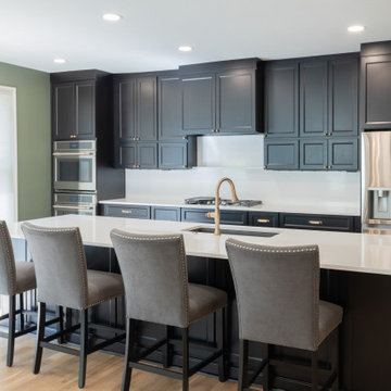 Overland Park Kitchen Remodel with Pantry Addition + Speakeasy Powder Bath
