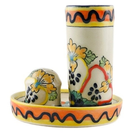 Talavera Style Tequila Set