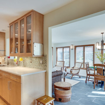 Sunroom Provides Even More Seating and Entertainment Space