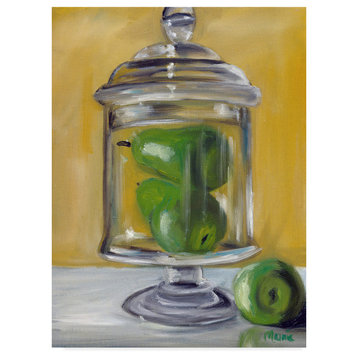"Jar Of Pears" by Marnie Bourque, Canvas Art