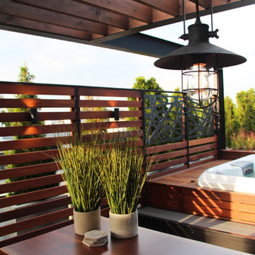 West Side (4th) Story Rooftop Deck