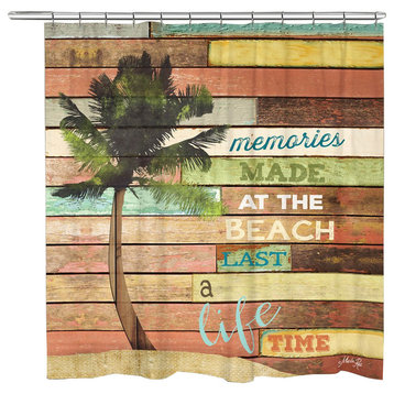 Laural Home Beach Memories Shower Curtain
