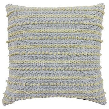 Knitted Wool Cover Throw Pillow 18x18"
