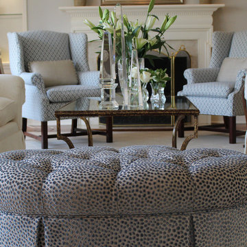 Lake Forest New Traditional Living Room