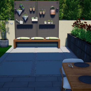 3D Design of Small Carlsbad Yard
