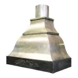 Nickel Silver Range Hood #24, style I - Range Hoods And Vents