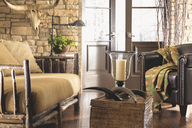 Living room - southwestern living room idea