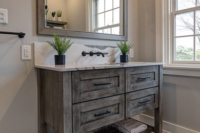 Bathroom - farmhouse bathroom idea in Other