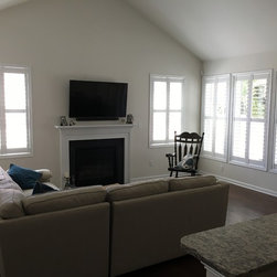 Solid vinly Plantation Shutters: PolyDesign - Interior Shutters