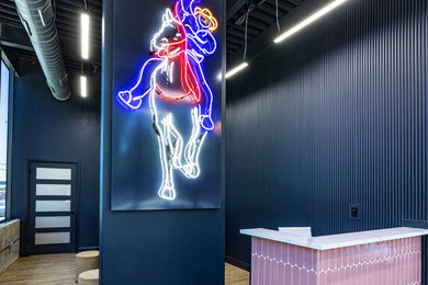 Inspiration for a contemporary home design remodel in Dallas