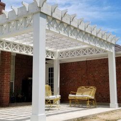 Back Porch Pergola - Pergolas