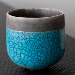 Minsk Raku Half Bowl - Decorative Bowls