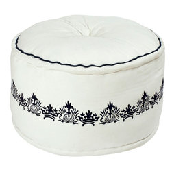 Surya Pouf Ottoman - Floor Pillows And Poufs